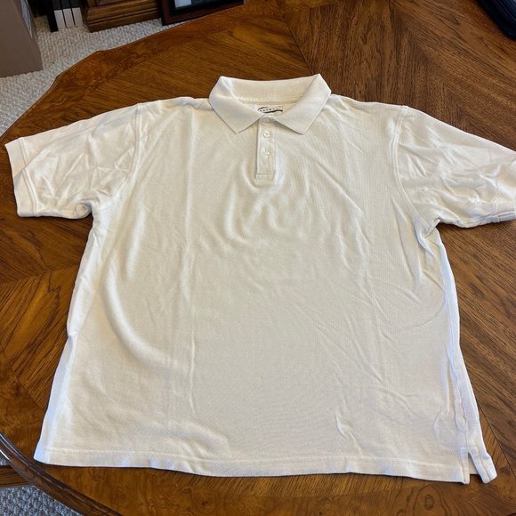 White golf / polo shirt -size XL - Picture 1 of 3